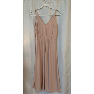 Blush V-Neck Dress (Small)